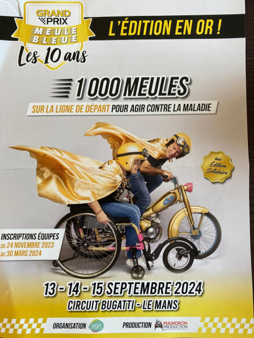 l'équipe de PMA participe en 2024 aux Meules Bleues